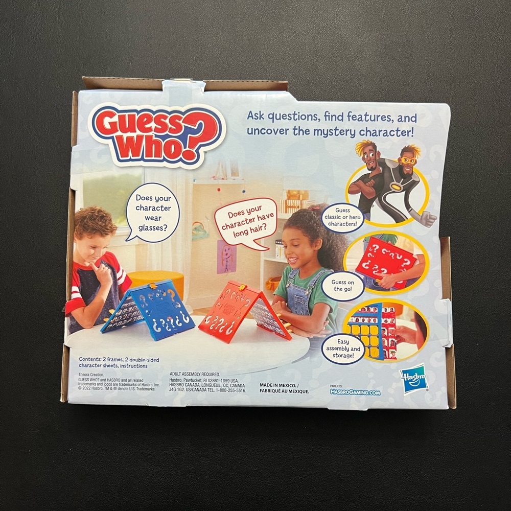 Guess Who? Game by Hasbro - Red and Blue - Picture 3 of 5